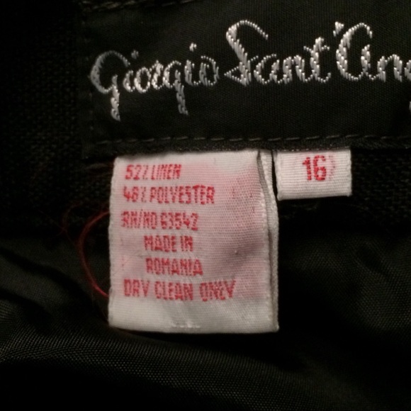 Vintage charcoal gray Giorgio Sant’Angelo pants - Picture 3 of 8